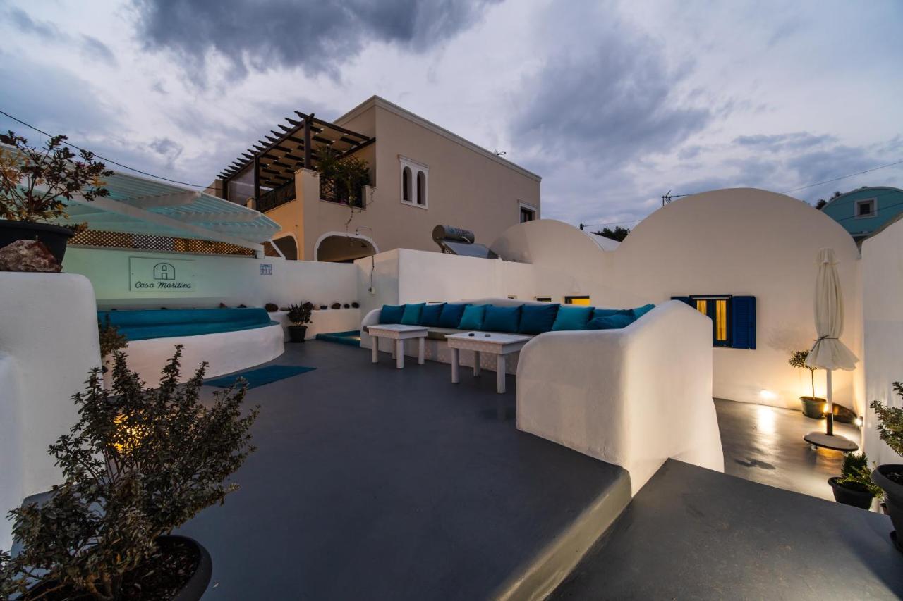 Casa Maritina Private Residence Fira  Bagian luar foto